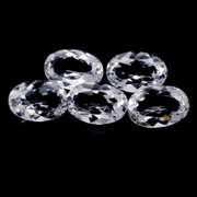 Glittering 14.65ct UNHEATED diamond white Topaz set