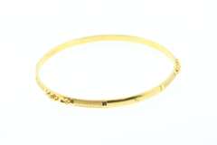 Smooth 22k Gold Bangle Bracelet