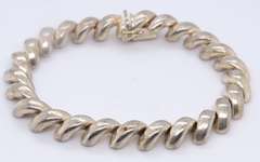 Vintage Italian Sterling Silver Bracelet