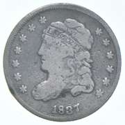 1837 Liberty Cap Half Dime - Small 5