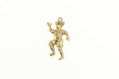14K Yellow Gold Bavarian Lederhosen Mountain Climber Charm/Pendant