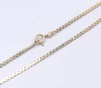 Lot of 2 Sterling Silver Chain Necklaces