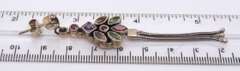 Group Lot of Vintage Sterling Silver Gemstone Dangle Earrings and Pendants