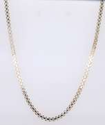 Set of Vintage Italian Sterling Silver Necklace and Bracelet