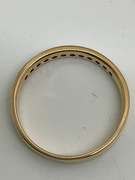 14K YELLOW GOLD DIAMOND BAND