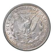 1921-S Morgan Silver Dollar Rainbow Toned