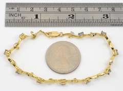 Sweet Feminine Tanzanite & Diamond Bracelet