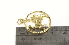 14K Yellow Gold Sagittarius Zodiac Astrology Star Sign Charm/Pendant