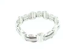 MENS STERLING SILVER WITH STONES BRACELET