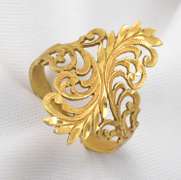 Pretty 14k Geometric Ring