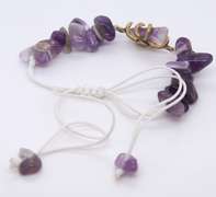 Amethyst Chip Gemstone Bracelet