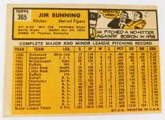 Jim Bunning 1963 Baseball Card
