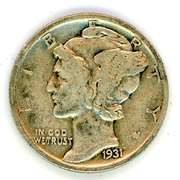 Nicer 1931-S Mercury Dime
