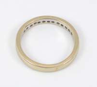Practical 18k WG Channel Set Diamond Band