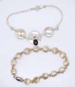 Vintage 925 Sterling Silver Lot of 2 Bracelets
