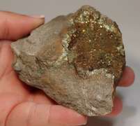 Sparkle factory! 1,055ct natural Pyrite in matrix
