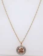 Vintage Sterling Silver Baby Angle Pendant on Chain