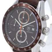 Tag Heuer Carrera Chronograph 41mm Brown Dial Watch