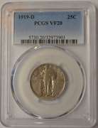 1919-D Standing Liberty Quarter PCGS VF20