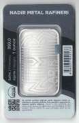 Nadir Metal Rafineri 1 oz .999 Silver Bars