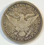 Sharp 1916-D Barber Quarter. XF/AU Details