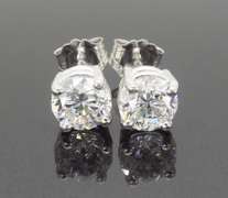 Certified Diamond Stud Earrings