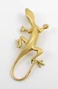 Fun 14k Gecko Pendant