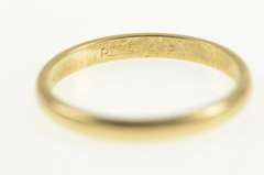 14K Yellow Gold Classic Simple 2.0mm Wedding Band Ring
