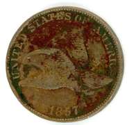 1857 Flying Eagle Cent