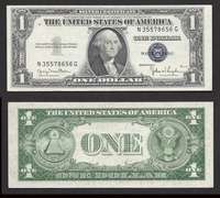 $1 1935-D SC without Motto AU/CU