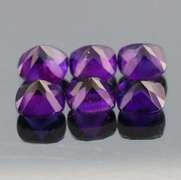 Glittering 12.25ct 8mm real Brazilian Amethyst set