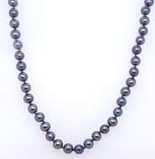 Peacock Color Fresh Water Pearl Necklace and Bracelet Set