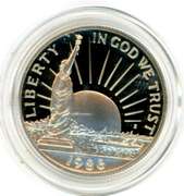 1986 Statue of Liberty Silver Proof Half Dollar in Capsule