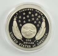 2004-P Lewis & Clark Commemorative Dollar Coin & Pouch Set Box & COA