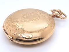 Elgin Gold Plated Automatic Pocket Watch