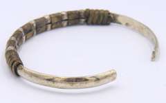 Group Lot of 3 Vintage Sterling Silver Cuff Bangles