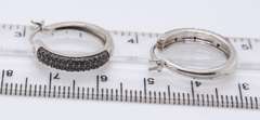 Group Lot of Vintage 925 Sterling Silver Earrings