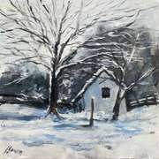 Winter Original Art by Bruno Baran
