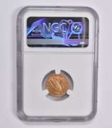 MS61 1910 $2.50 Indian Head Gold Quarter Eagle NGC