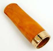 Antique English 9CT Gold Charoot Cigar Holder