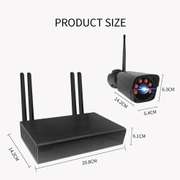 4 Camera 1080P Wireless Security Camera System