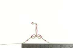 18K White Gold 5.00 Elaborate Art Deco Diamond Ruby Bow Necklace