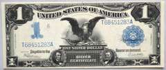 Fresh Near Unc $1 Series of 1899 Black Eagle Silver Certificate