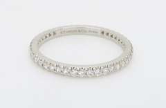 Tiffany & Co. Soleste Full Diamond Eternity Band in Platinum