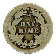 1890 Liberty Seated Dime