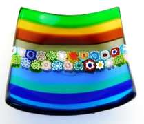 Italian Murano Small Art Glass Dish