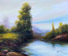 UNIQUE AND BEAUTIFUL PAINTING ON CANVAS