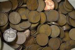 Estate Hoard Of 5000 Wheat Cents