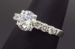Classic 1.32CTW Diamond Engagement Ring