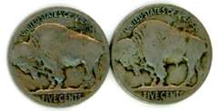 1917-S and 1928-S Buffalo Nickels